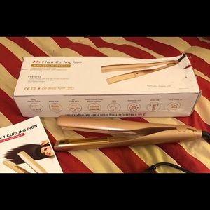 2 In 1 Hair CurlingIron Hair Straightener